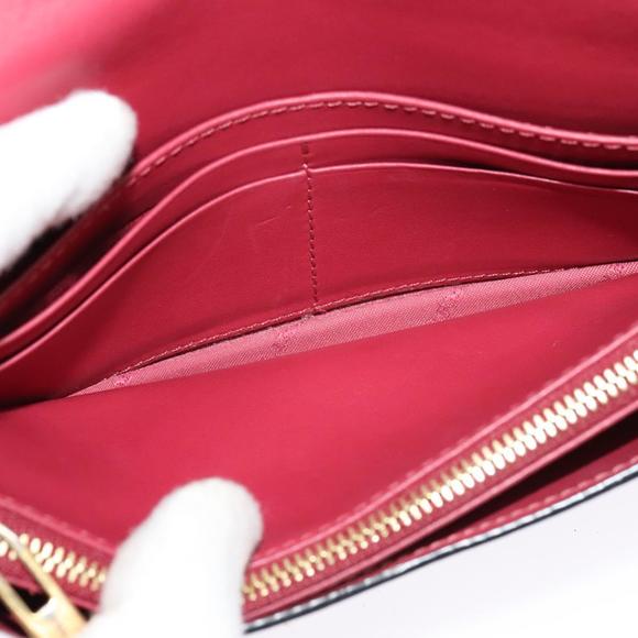 BURBERRY Chain Wallet Leather Pink Gold Auth bs28328 - Picture 11 of 16